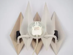 Sale Pamono Vintage Danish Diamant Wall Lamps from Holm Sørensen & Co., 1960s, Set of 2