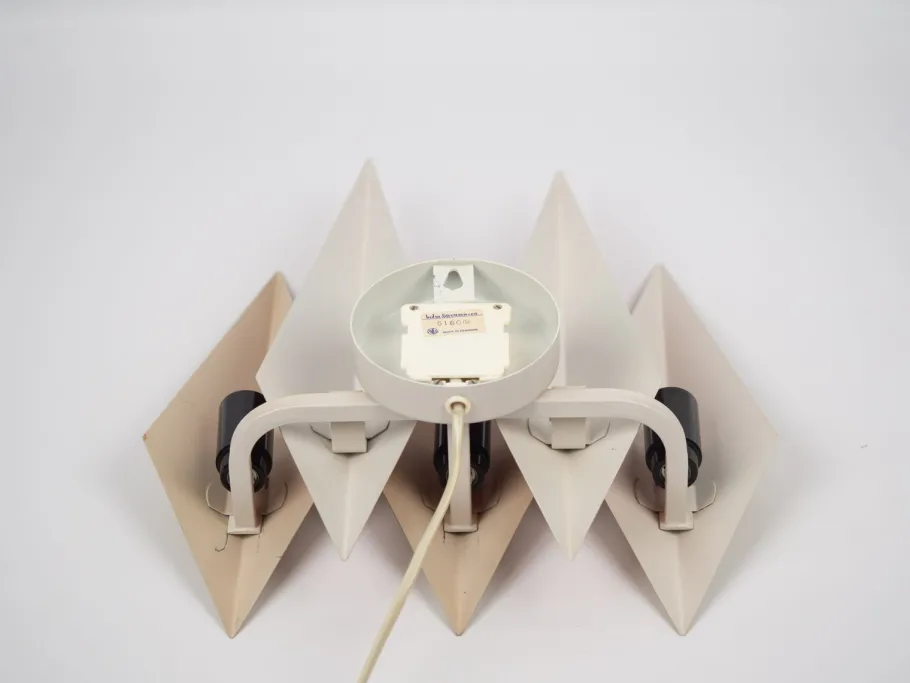 Sale Pamono Vintage Danish Diamant Wall Lamps from Holm Sørensen & Co., 1960s, Set of 2