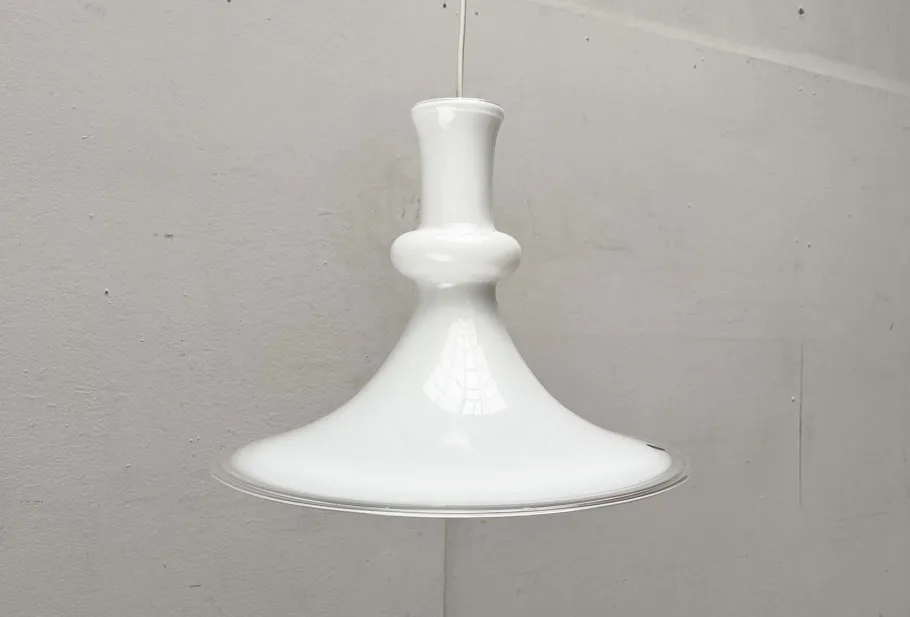 Sale Pamono Vintage Danish Etude Glass Pendant Lamp by Michael Bang for Royal Copenhagen, Holmegaard, 1970s