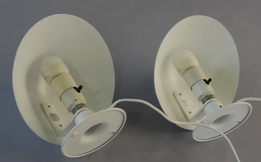Sale Pamono Vintage Danish Mini Vip V025 Wall Lamps by Jorgen Gammelgaard for Pandul, 1983, Set of 2
