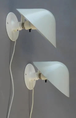 Sale Pamono Vintage Danish Mini Vip V025 Wall Lamps by Jorgen Gammelgaard for Pandul, 1983, Set of 2