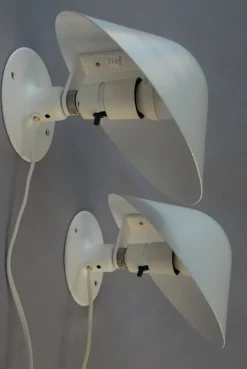 Sale Pamono Vintage Danish Mini Vip V025 Wall Lamps by Jorgen Gammelgaard for Pandul, 1983, Set of 2