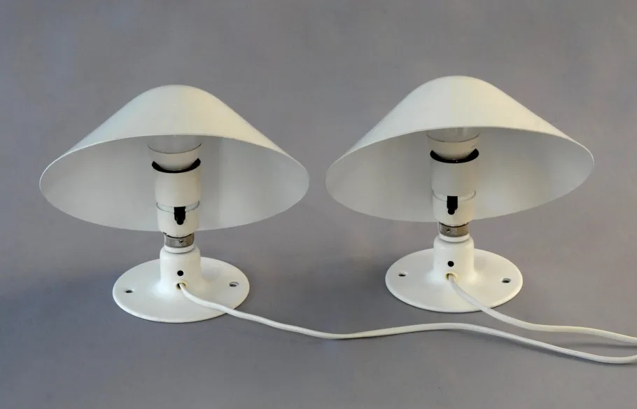 Sale Pamono Vintage Danish Mini Vip V025 Wall Lamps by Jorgen Gammelgaard for Pandul, 1983, Set of 2