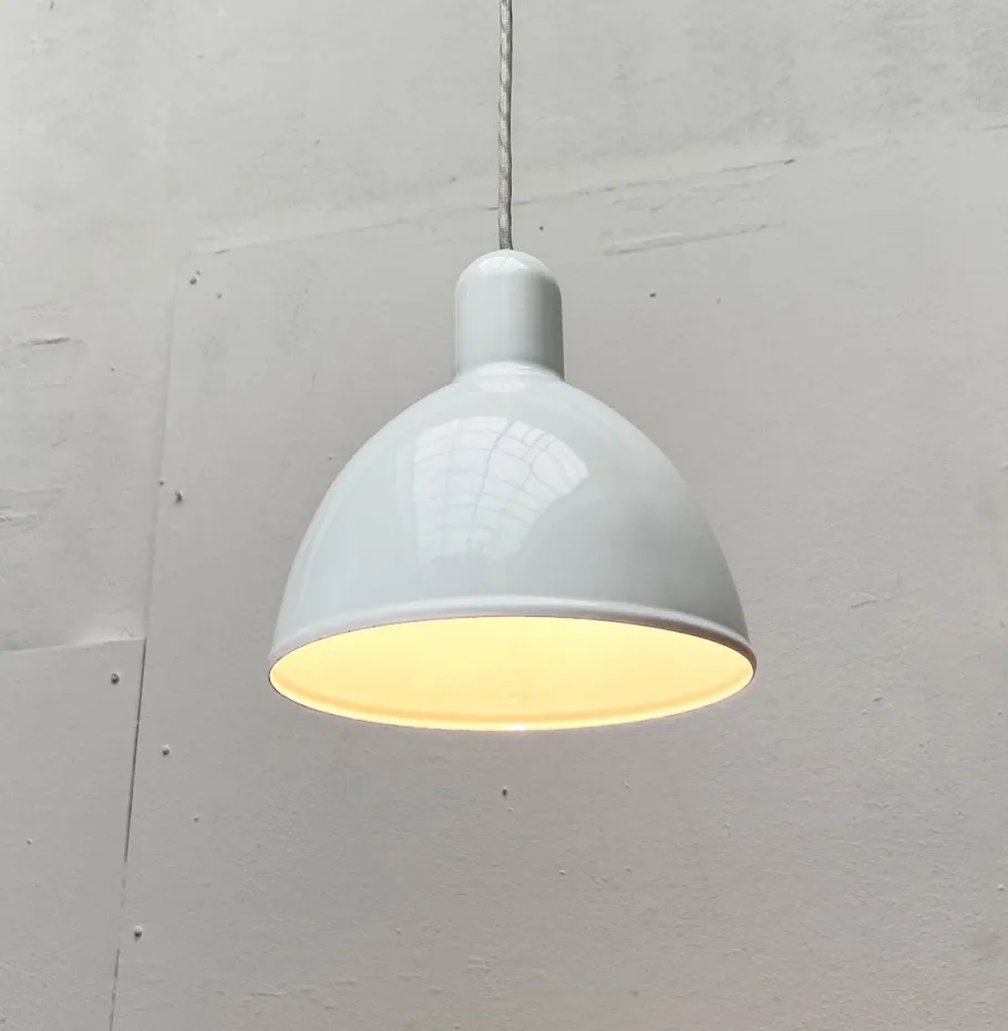 Best Pamono Vintage Danish Model ES Pendel Enamel Pendant Lamp by Edgar Schlaefle for Louis Poulsen, 1980s