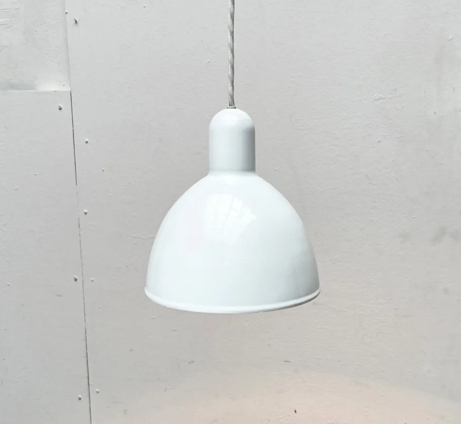 Best Pamono Vintage Danish Model ES Pendel Enamel Pendant Lamp by Edgar Schlaefle for Louis Poulsen, 1980s