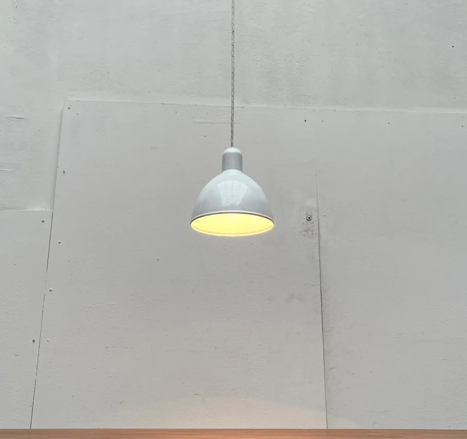 Best Pamono Vintage Danish Model ES Pendel Enamel Pendant Lamp by Edgar Schlaefle for Louis Poulsen, 1980s