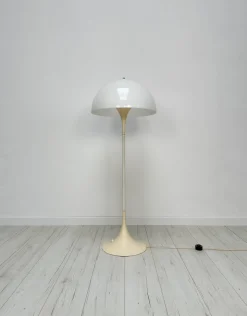 New Pamono Vintage Danish Panthella Floor Lamp by Verner Panton for Louis Poulsen, 1970s