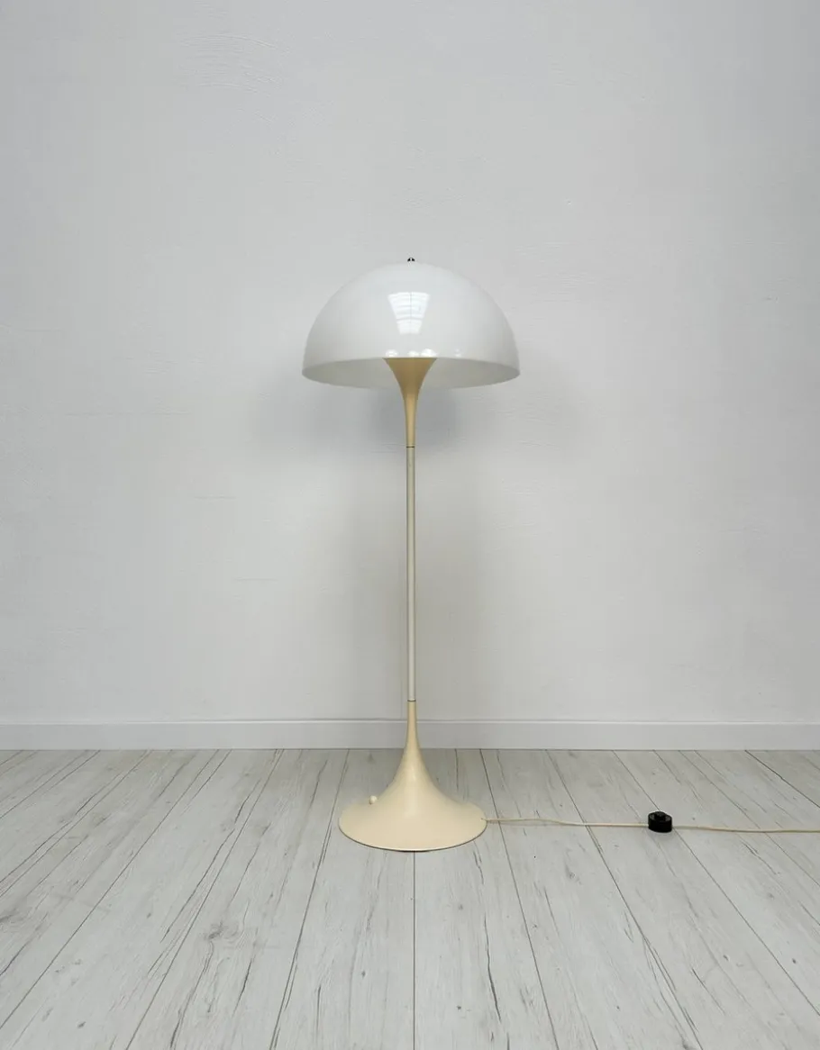 New Pamono Vintage Danish Panthella Floor Lamp by Verner Panton for Louis Poulsen, 1970s