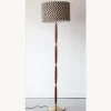 Hot Pamono Vintage Danish Teak and Brass Floor Lamp, 1960s