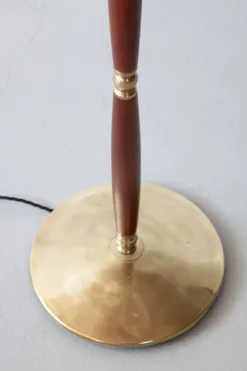 Hot Pamono Vintage Danish Teak and Brass Floor Lamp, 1960s