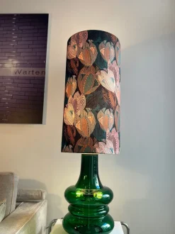 Discount Pamono Vintage Doria Lamp in Green Opal Glass with Interior Lighting from Doria Leuchten, 1970s