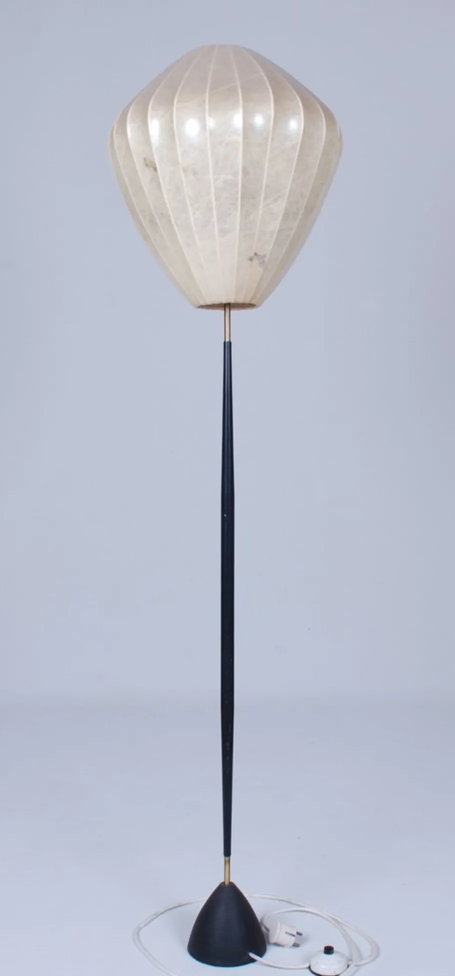 Hot Pamono Vintage Erwi Cocoon Floor Lamp attributed to Louis Kalff for Koch & Lowy, 1950s