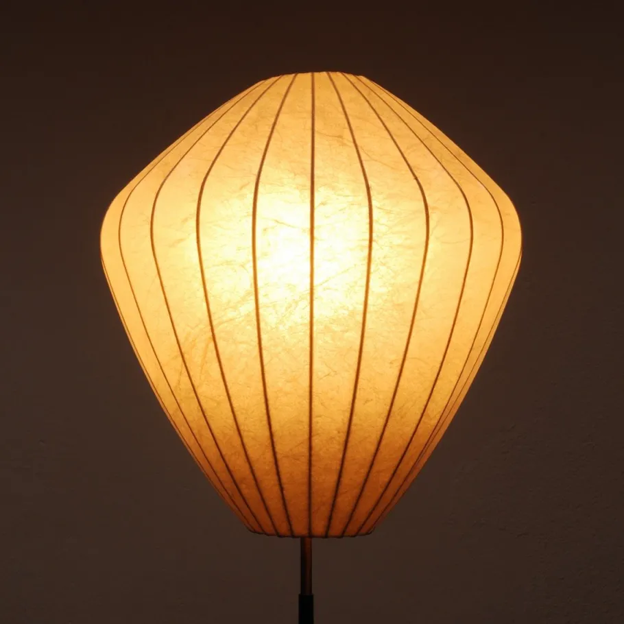 Hot Pamono Vintage Erwi Cocoon Floor Lamp attributed to Louis Kalff for Koch & Lowy, 1950s