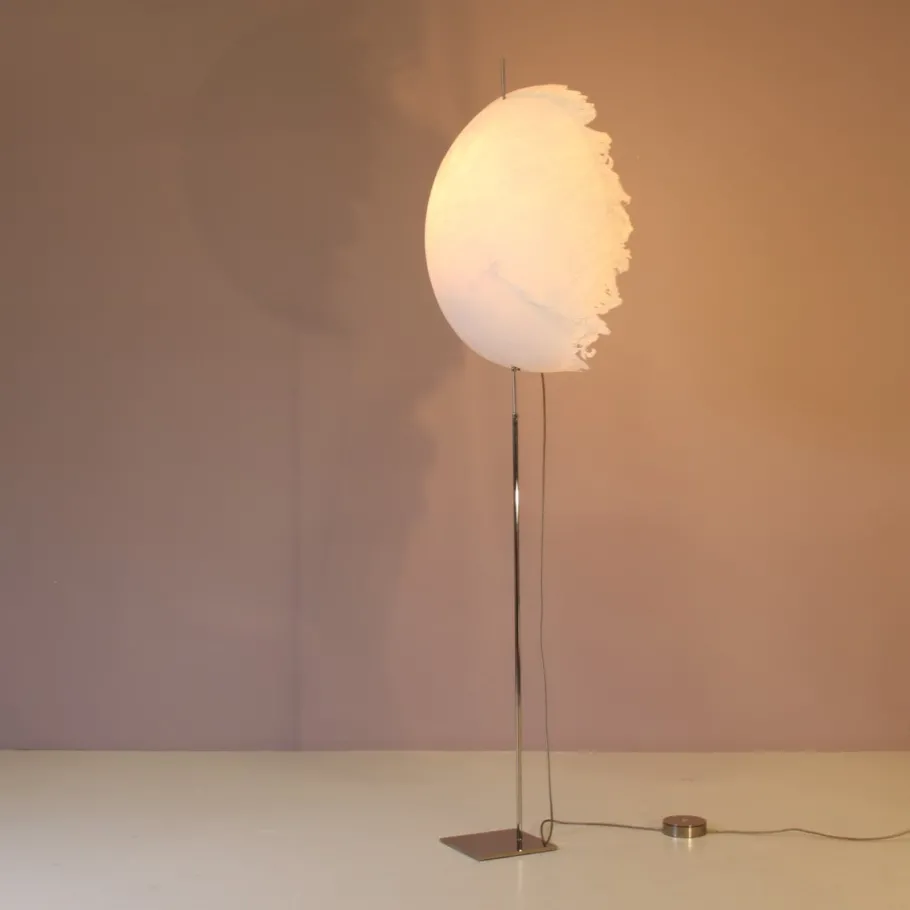 Hot Pamono Vintage Fiberglass Floor Lamp by Catellani & Smith, 1990s