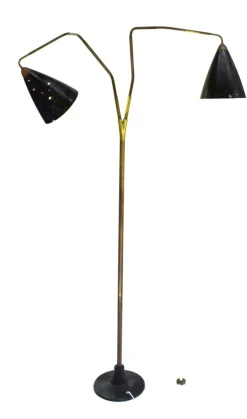 New Pamono Vintage Flamingo Floor Lamp by Franz Hagenauer for Werkstätte Hagenauer Wien, 1950s
