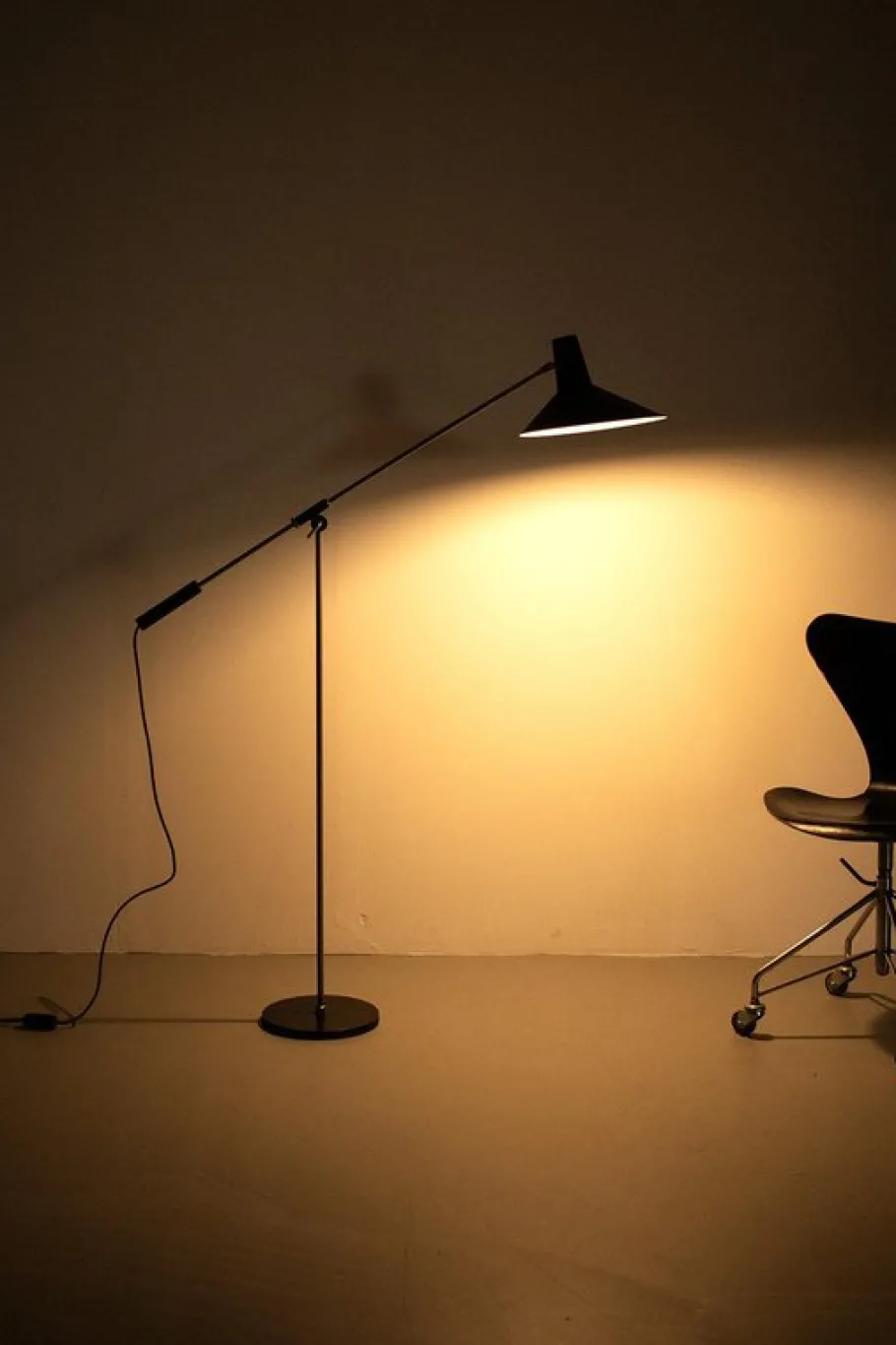 New Pamono Vintage Floor Lamp