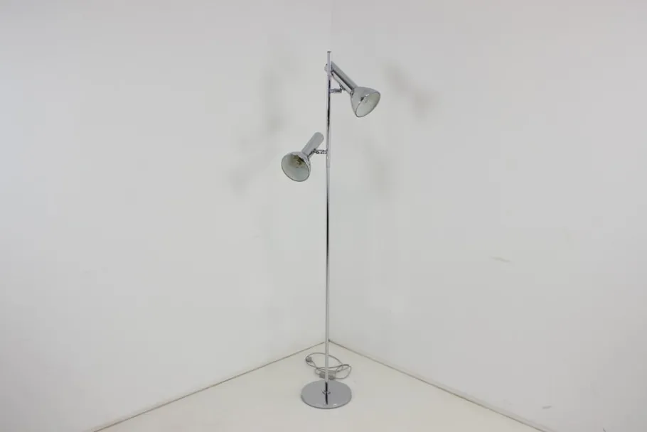 Pamono Vintage Floor Lamp attributed to Koch & Lowy for Omi, 1970s