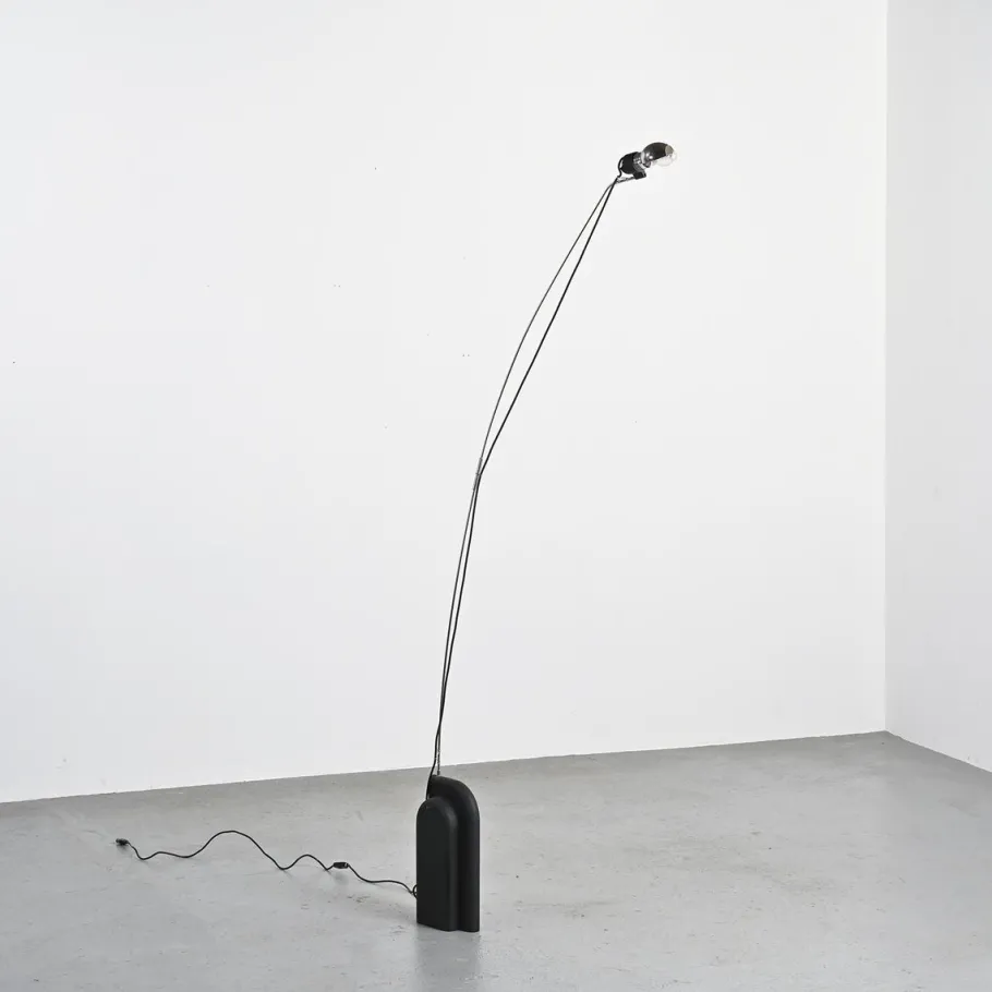 New Pamono Vintage Floor Lamp by Ennio Chiggio for Lumenform, 1970s