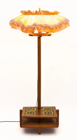 Discount Pamono Vintage Floor Lamp by Guillerme & Chambron, 1950s