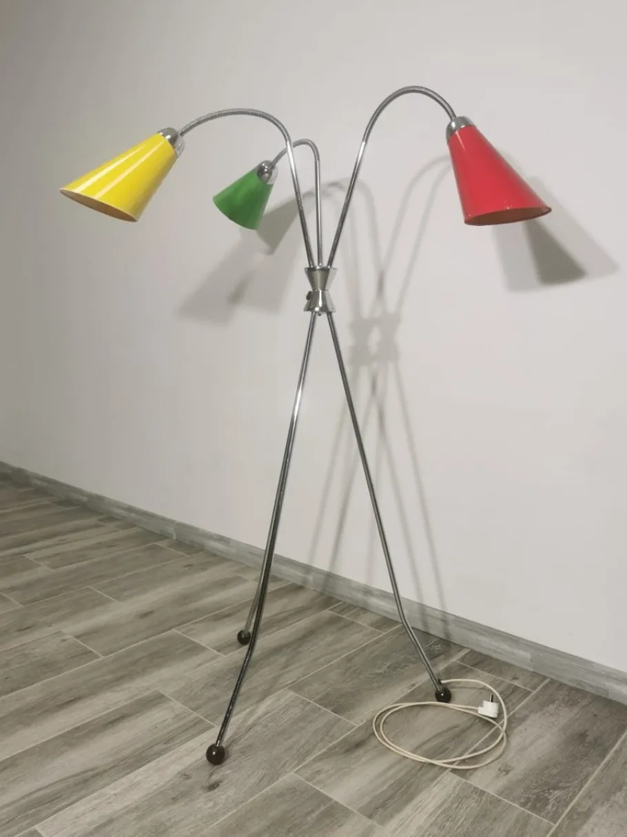 Pamono Vintage Floor Lamp from Lidokov, 1960s