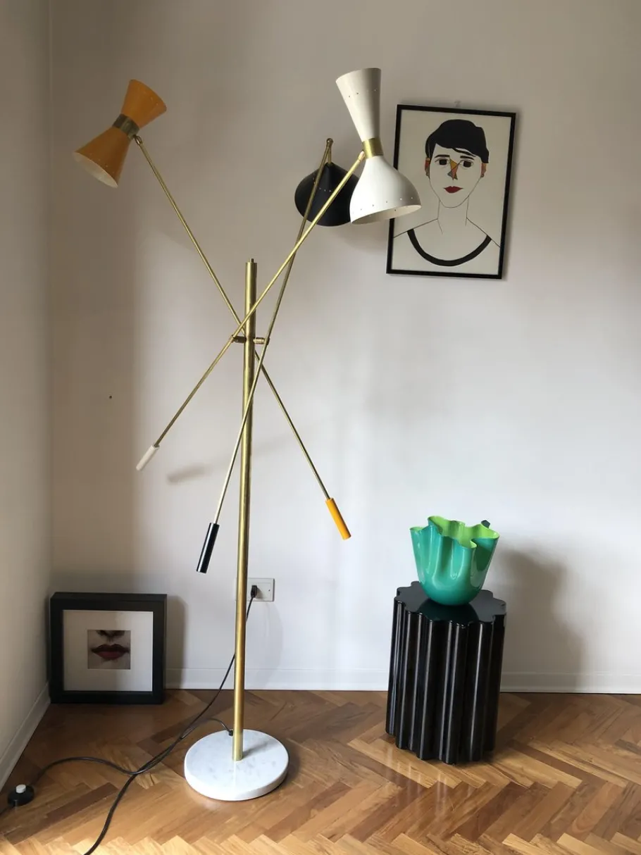 Clearance Pamono Vintage Floor Lamp from Stilnovo, 1980s