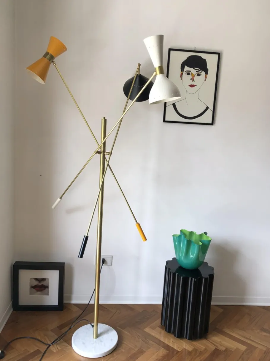Clearance Pamono Vintage Floor Lamp from Stilnovo, 1980s