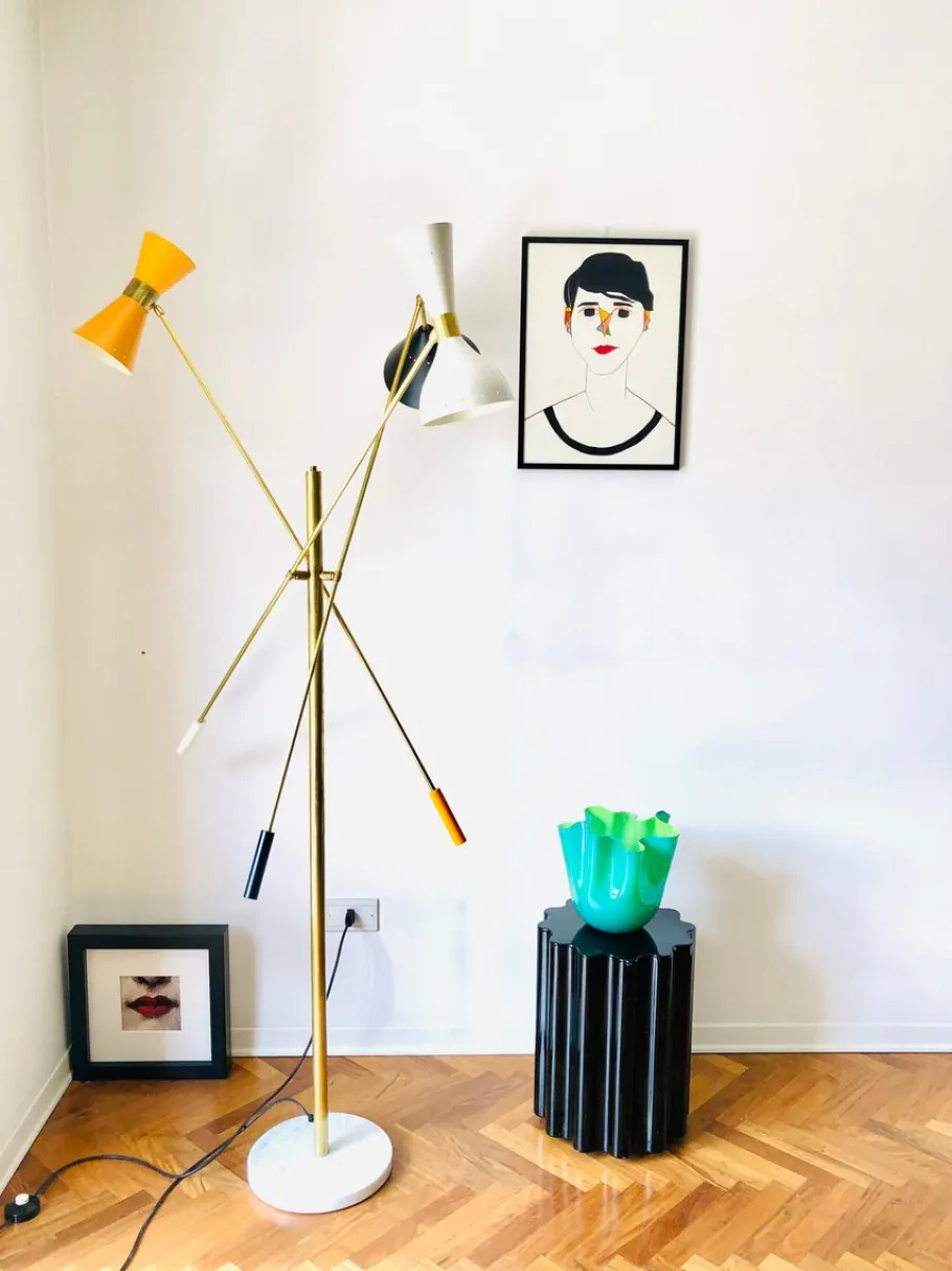 Clearance Pamono Vintage Floor Lamp from Stilnovo, 1980s