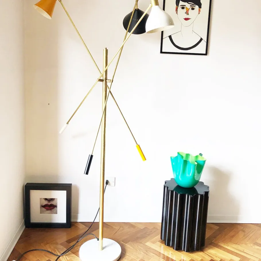 Clearance Pamono Vintage Floor Lamp from Stilnovo, 1980s