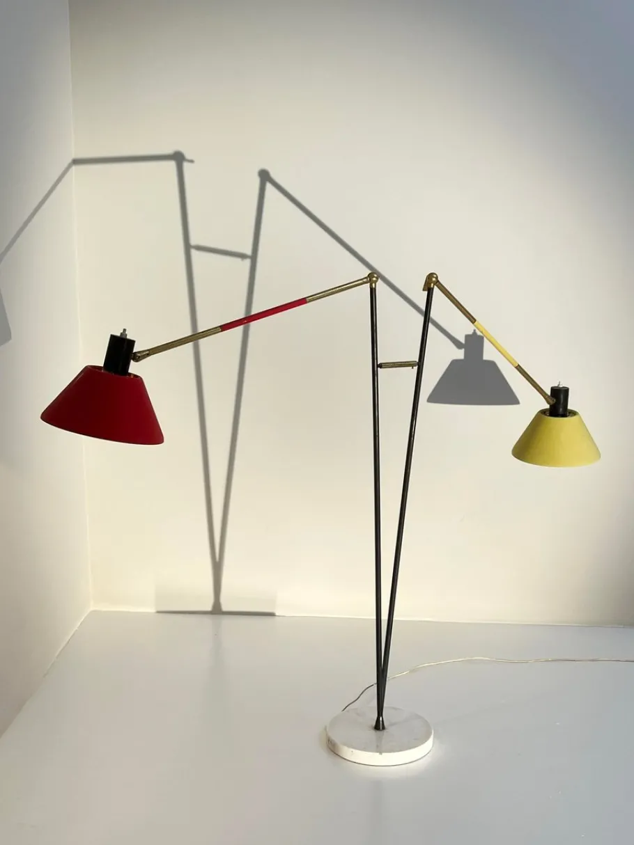 Best Pamono Vintage Floor Lamp from Stilux Milano, 1950s