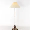Sale Pamono Vintage Floor Lamp in Brass and Wood, 1970s