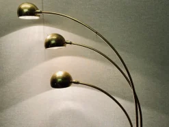 Hot Pamono Vintage Floor Lamp in Brass from Honsel, 1970s