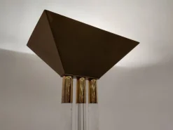 Hot Pamono Vintage Floor Lamp in Brass and Acrylic Glass from Belgo Chrom, 1970s