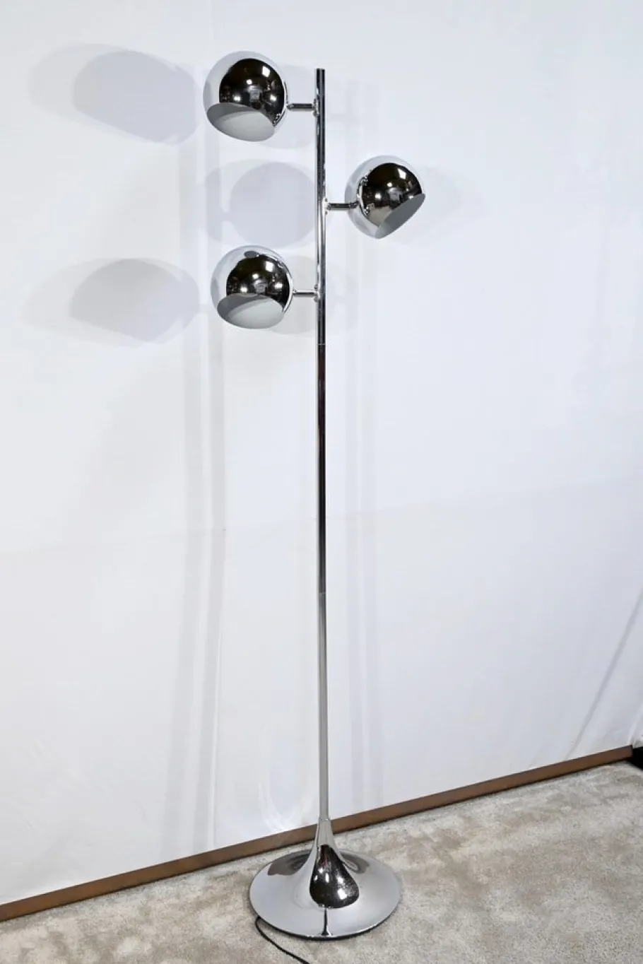 Hot Pamono Vintage Floor Lamp in Chromed Metal, 1970