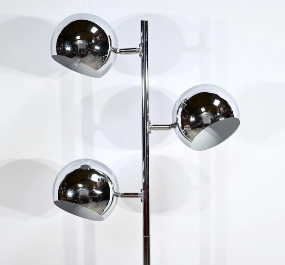 Hot Pamono Vintage Floor Lamp in Chromed Metal, 1970