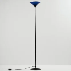 Best Pamono Vintage Floor Lamp in Glass and Metal