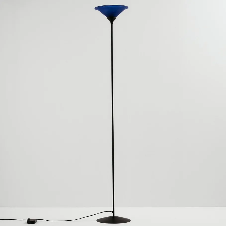 Best Pamono Vintage Floor Lamp in Glass and Metal