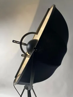 Sale Pamono Vintage Floor Lamp in Original Black by Mariano Fortuny for Pallucco Italia, 1980s