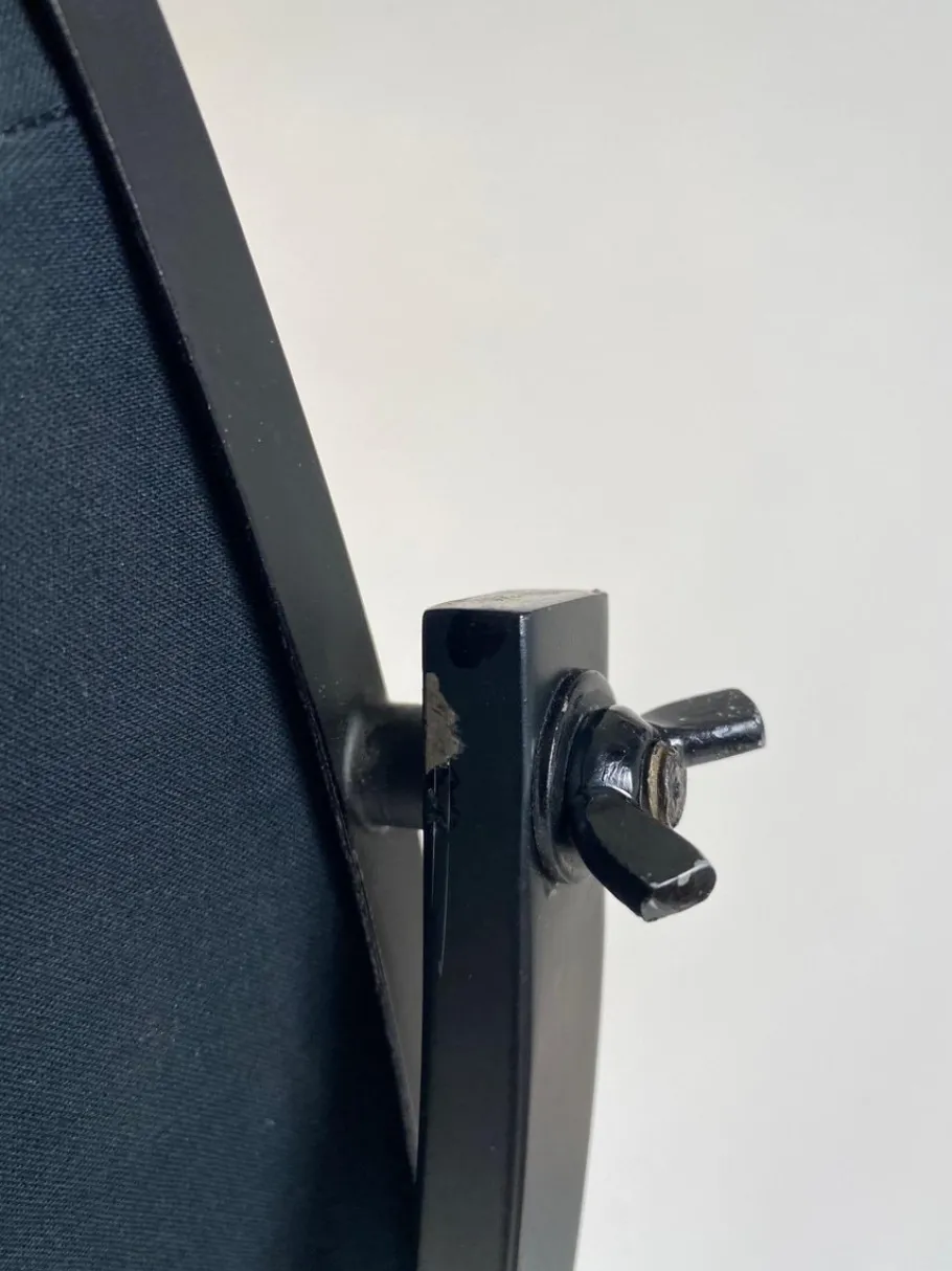 Sale Pamono Vintage Floor Lamp in Original Black by Mariano Fortuny for Pallucco Italia, 1980s