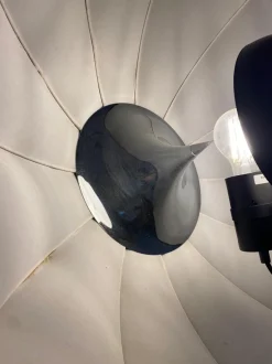 Sale Pamono Vintage Floor Lamp in Original Black by Mariano Fortuny for Pallucco Italia, 1980s