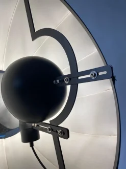 Sale Pamono Vintage Floor Lamp in Original Black by Mariano Fortuny for Pallucco Italia, 1980s