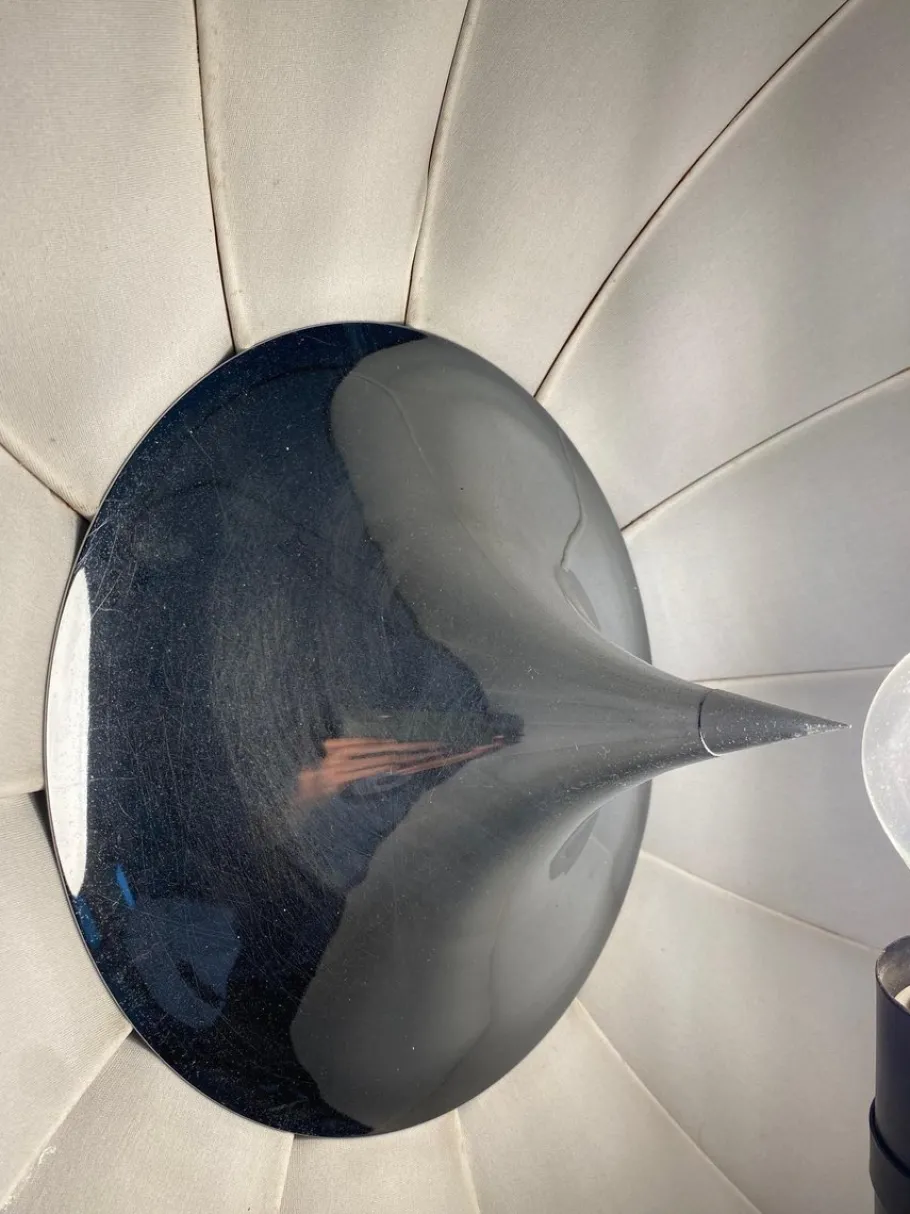 Sale Pamono Vintage Floor Lamp in Original Black by Mariano Fortuny for Pallucco Italia, 1980s