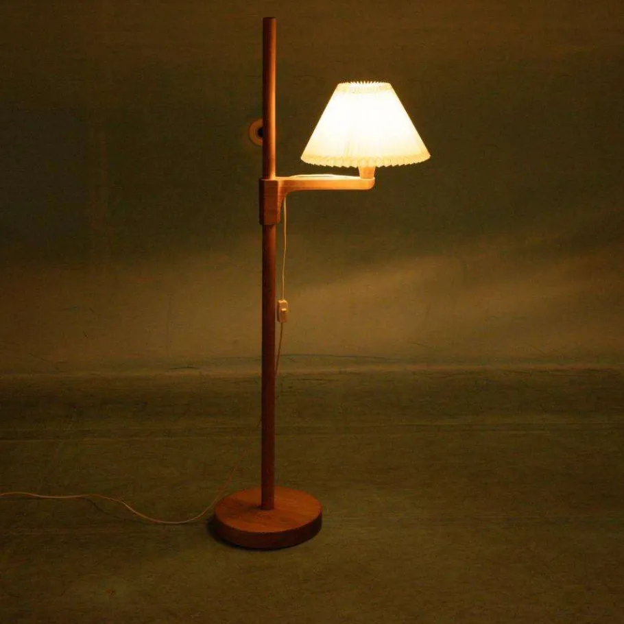 Best Pamono Vintage Floor Lamp in Pine by Carl Malmsten