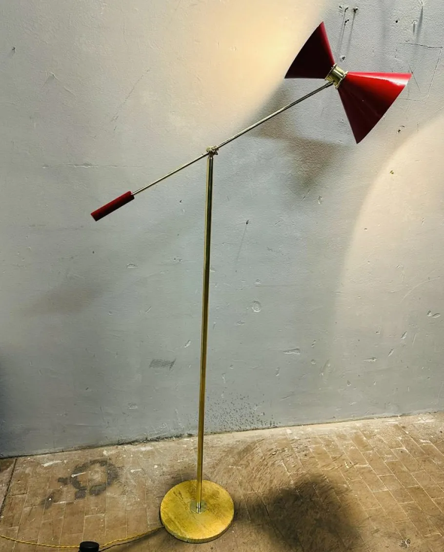 New Pamono Vintage Floor Lamp, 1950s