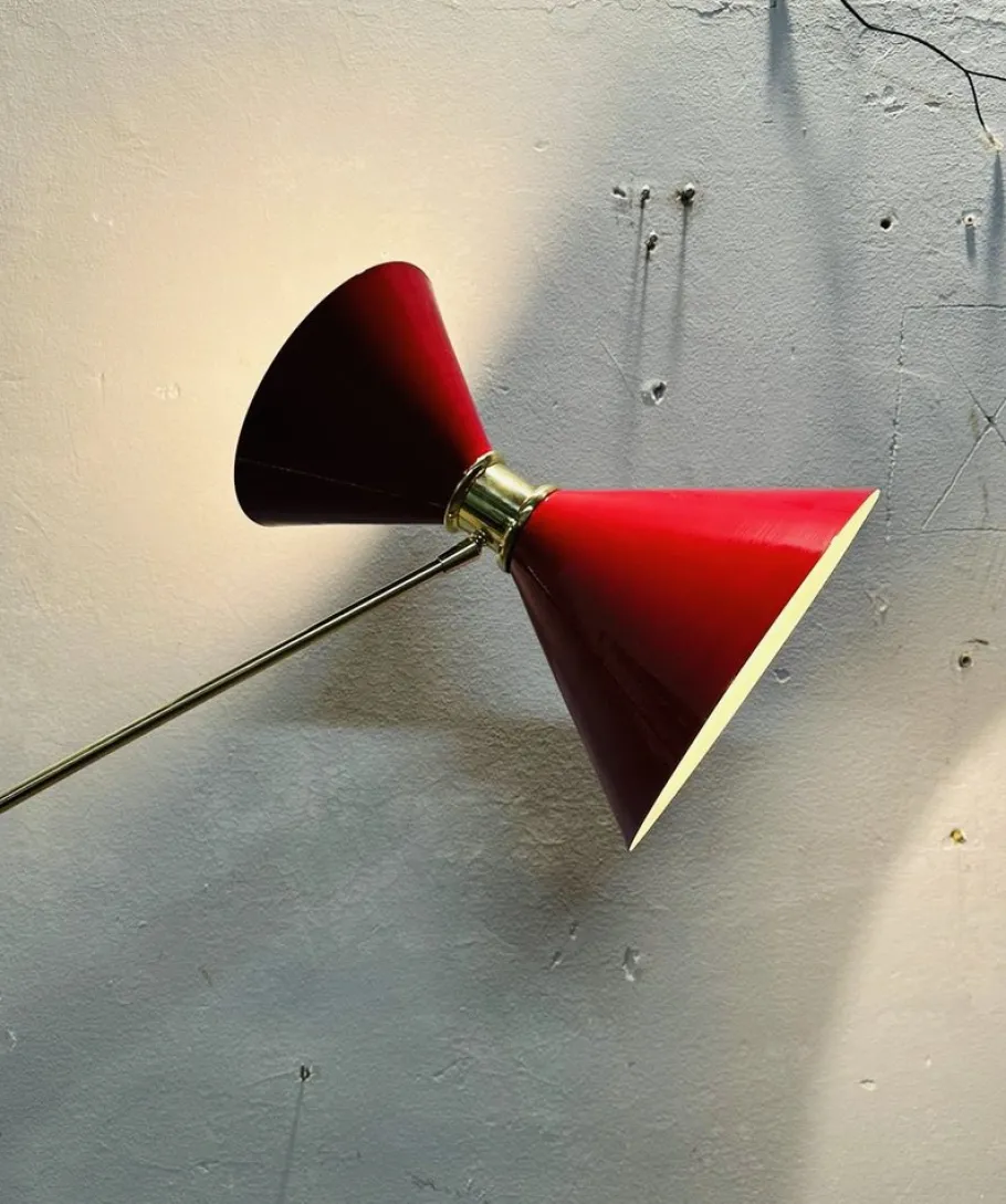 New Pamono Vintage Floor Lamp, 1950s