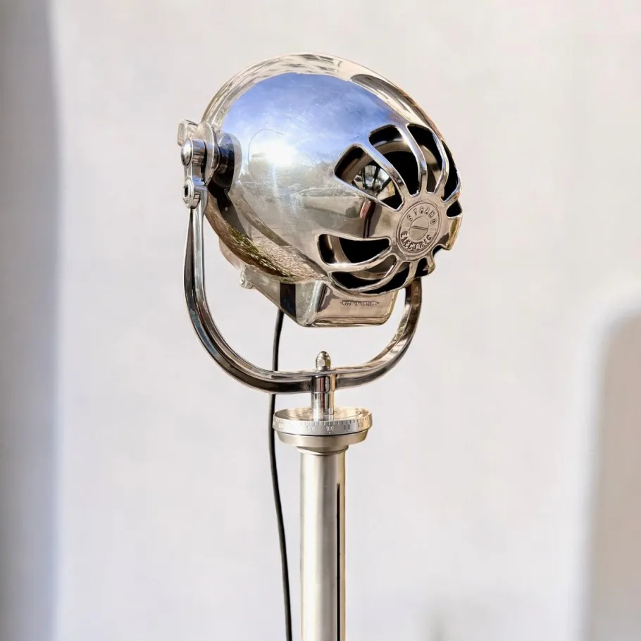 Best Pamono Vintage Floor Lamp Theater Spotlight, England, 1950s