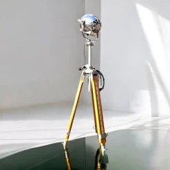 Best Pamono Vintage Floor Lamp Theater Spotlight, England, 1950s