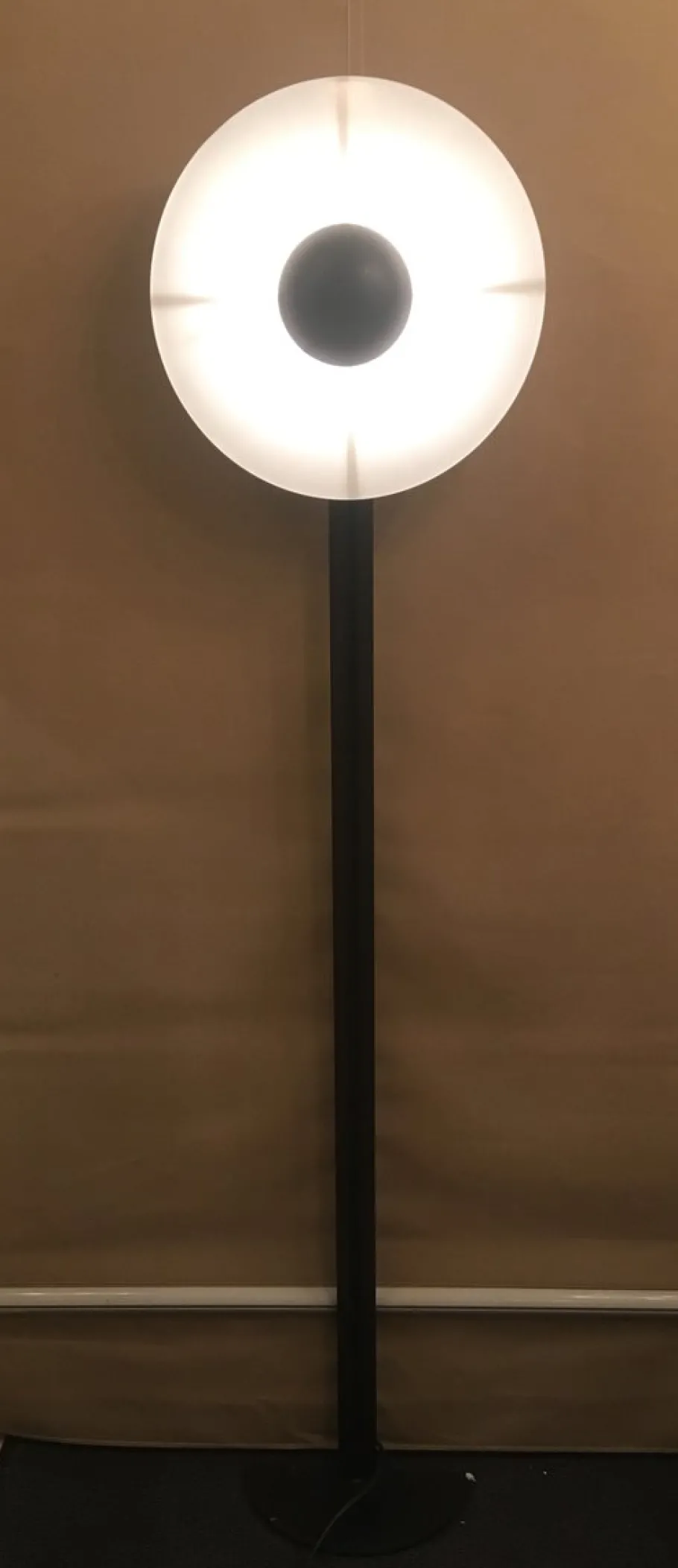 Clearance Pamono Vintage Floor Lamp with Clock