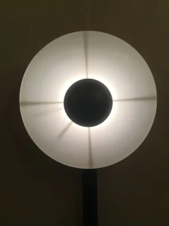 Clearance Pamono Vintage Floor Lamp with Clock