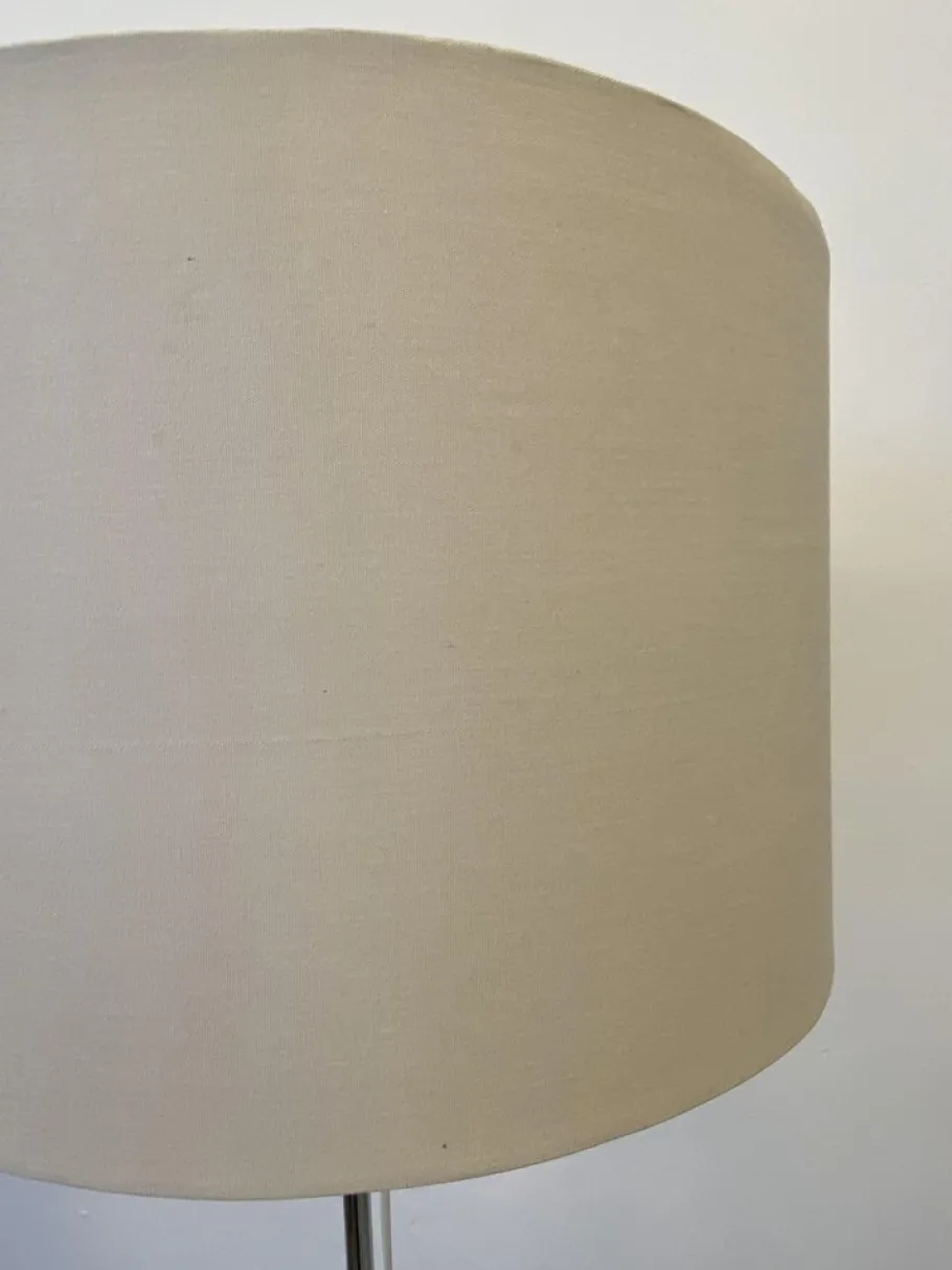 Pamono Vintage Floor Lamp with Fabric Shade from Erco, Germany, 1960s