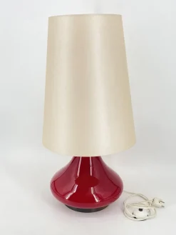 Hot Pamono Vintage Floor Lamp with Illuminated Red Glass Base, 1970s